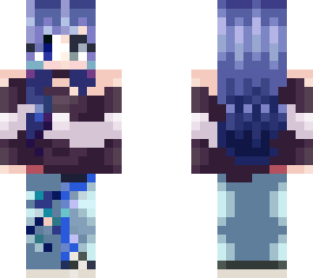 ice haired/covered girl