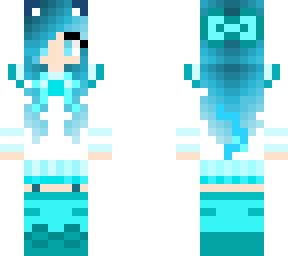 bleu anime girl