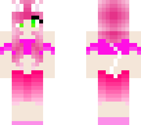 cotton candy cat girl