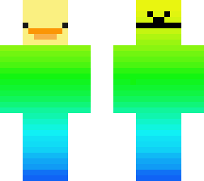 gradient creeper w/ duck mask