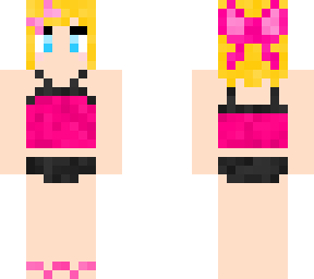 lavender swimsuit sans ears and tail