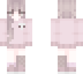 pink skull/alien