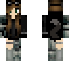 steampunk cyborg girl edit