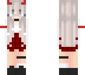 white hair devil