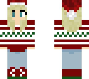 blonde christmas skin