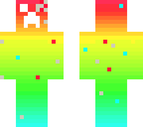 my gradient creeper halloween skin