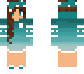 cute teal girl