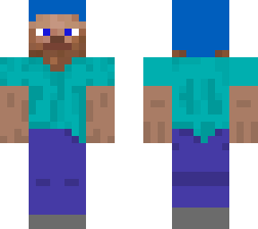blue hair steve