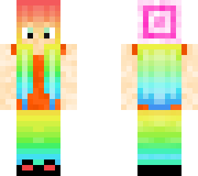 rainbow girl
