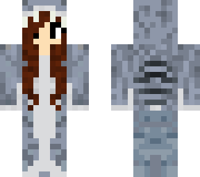 this is just my shark girl skin