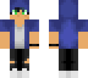 ein controlled  with hood on