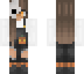 half-skeleton girl