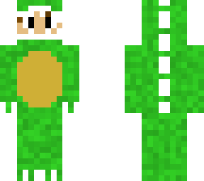 me with a dinosaur costume