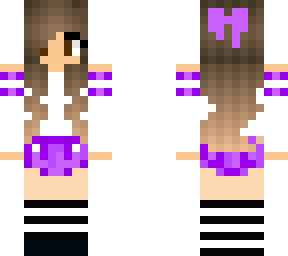 purple wolf girl