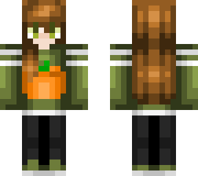 simple pumpkin girl