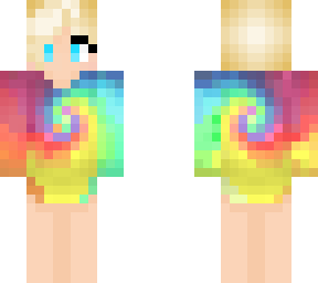 blonde tie-dye