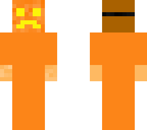 boy in pumpkin costum