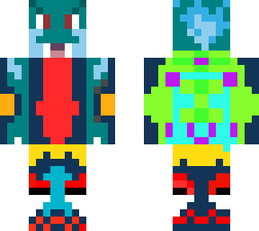 human mega charizard