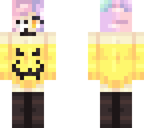 pastel pumpkin goth