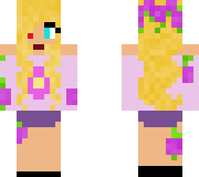 pink flower girl