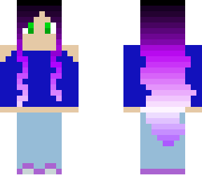blue and purple