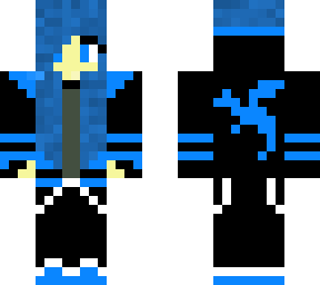 blue dragon parkour girl