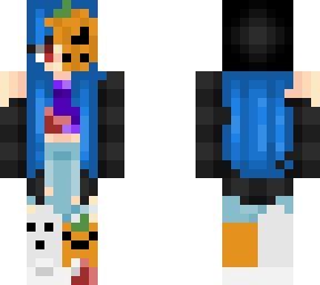 blue haired halloween costume