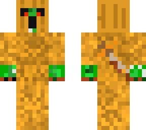creeper pumpkin knight (halloween)