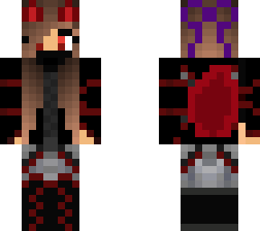 cute ninja wolf girl (edit of a skin)