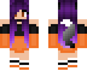 cute purple and orange