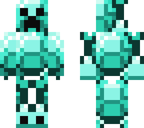 Diamond Creeper | Minecraft Skin