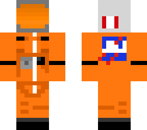 orange astronaut shuttle skin