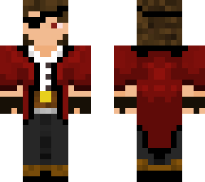 pirate red coat removable v2
