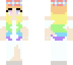 rainbow flower goddess
