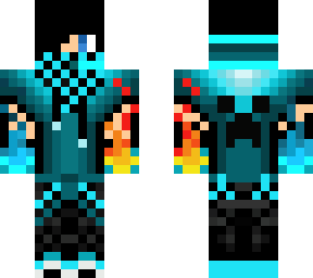 blue fire fist boy
