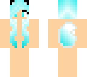 blue fox girl base