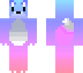 ombre pastel fox