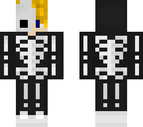 skeleton blonde halloween