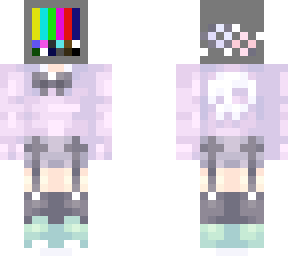 tv head pastel goth