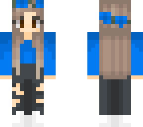 blue girl