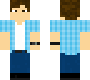 blue plaid