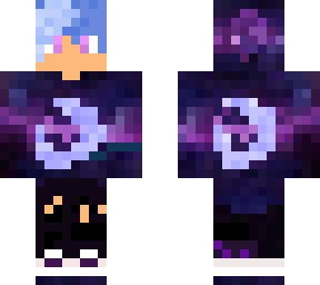 galaxy boy - blue hair