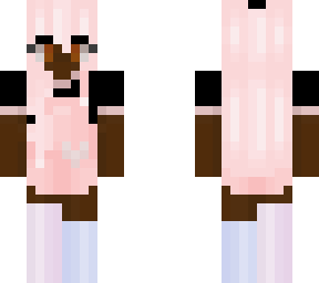 pink hair dark skin girl