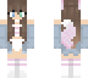 pink wolf girl