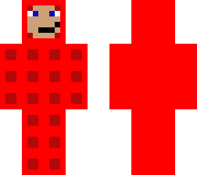 red lego brick custom