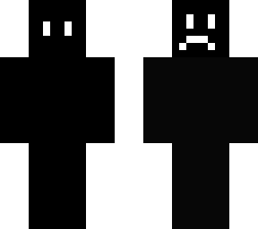 black or white