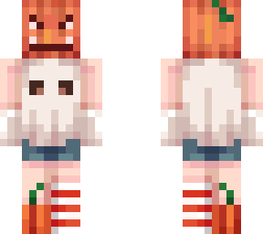 haunted pumpkin person