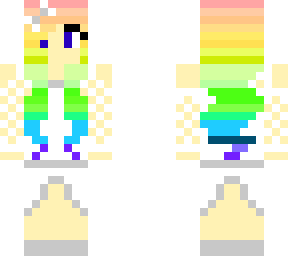 rainbow girl