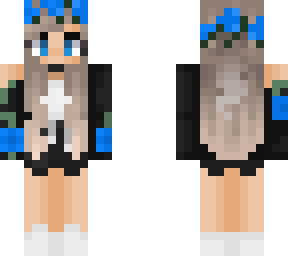 Blue Rose Minecraft Skin