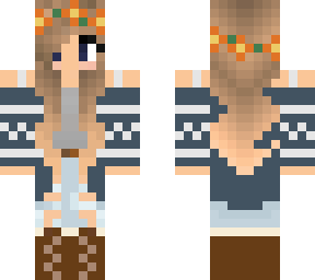 fall themed girl